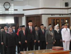 Perkuat Kinerja Pemerintahan, Wali Kota Sukabumi, Lantik Pejabat Pimpinan Tinggi, Administrator, dan Fungsional.