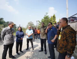 Wakil Wali Kota Sukabumi Dampingi ATR/BPN Tinjau Kawasan Konsolidasi Tanah di Kp. Cipelang.