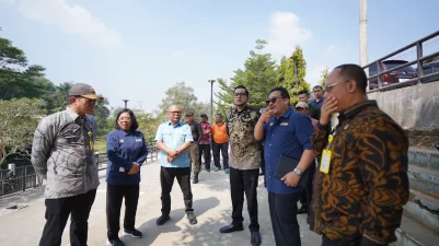 Wakil Wali Kota Sukabumi Dampingi ATR/BPN Tinjau Kawasan Konsolidasi Tanah di Kp. Cipelang.