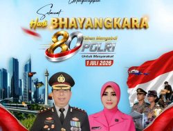 Segenap Jajaran Polres Sukabumi Mengucapkan Selamat Hari Bhayangkara Ke-80.