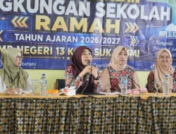 Ketua TP PKK Lihat Langsung MPLS SMPN 13 Kota Sukabumi Tahun Ajaran 2026/2027.