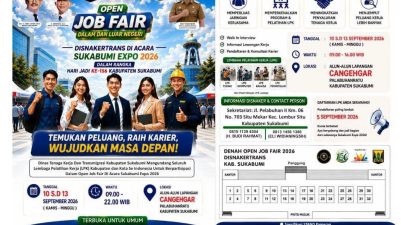 Sukabumi Expo 2026, Disnakertrans Sukabumi Open Job Fair Dalam dan Luar Negeri.
