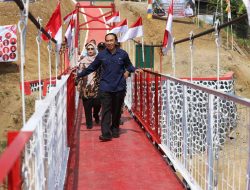 Secara Virtual, Sekda Ade Ikuti Peresmian Jembatan Garuda dan Titik Air Bersih Oleh Presiden RI.
