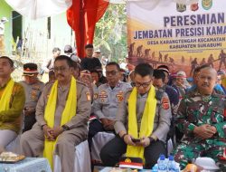 Peresmian Jembatan Merah Putih, Bupati Sukabumi Minta Warga Masyarakat Jaga Dan Rawat Dengan Baik.