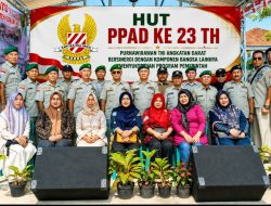 HUT PPAD KE 23, Purnawirawan TNI  Silaturahmi Bersama Warga Desa Lebaksari, 