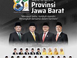 DPRD Kabupaten Sukabumi, Mengucapkan Selamat Hari Jadi ke-81 Provinsi Jawa Barat.