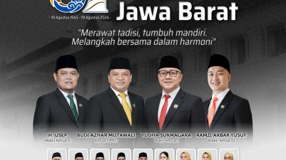 DPRD Kabupaten Sukabumi, Mengucapkan Selamat Hari Jadi ke-81 Provinsi Jawa Barat.