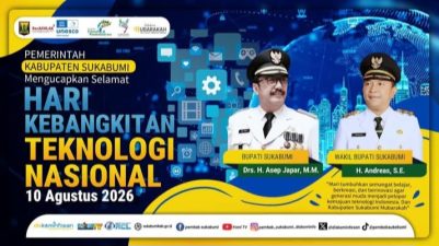 Pemkab Sukabumi Mengucapkan Selamat Hari Kebangkitan Teknologi Nasional.