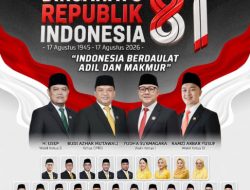 DPRD Kab. Sukabumi, Mengucapkan Dirgahayu Republik Indonesia ke-81.