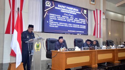 Akselerasi Prioritas Pembangunan, DPRD Bersama Pemkab Sukabumi Sepakati Raperda tentang Perubahan APBD  2026